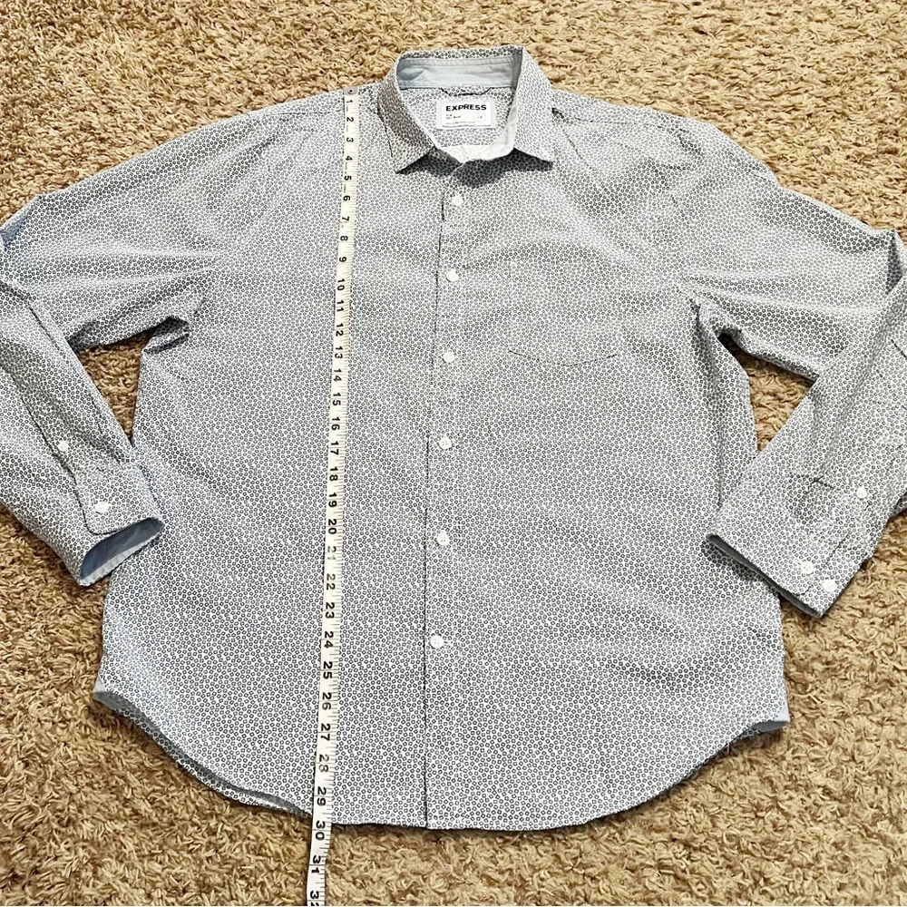 [Express] Button Down Long Sleeve Men Shirt - Picture 9 of 9